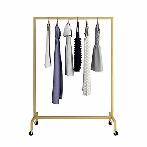LXGJSQY Garderobenständer, rollbar, Kleiderständer, Kleiderstange, strapazierfähig, Kleiderständer zum Aufhängen von Kleidungsstücken, Garderobe für Schlafzimmer, Einzelhandel (Größe: 100 x 40 x 155