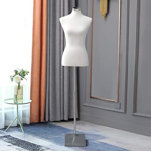 LOYWE Schneiderpuppe Damenbüste Büste Torso Gr.36/38 LW6020W (weiß)