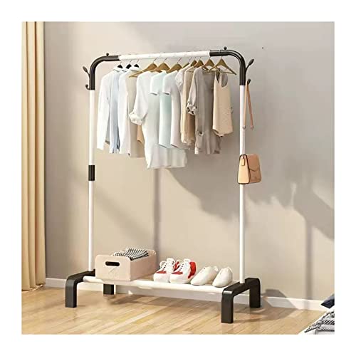 Garderobenständer Wäscheständer Boden Balkon Home Wäscheleine Wäscheständer Mobiles Schlafzimmer Mehrschichtige Wäscheleine Indoor Einfache Trockenstange Kleiderständer (Color : 02)
