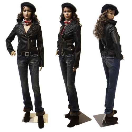 Eurotondisplay mit 2 Perücken gratis SF 11 webiliche Schaufensterpuppen Female Mannequin