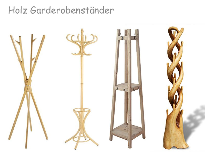 Holz Garderobenständer