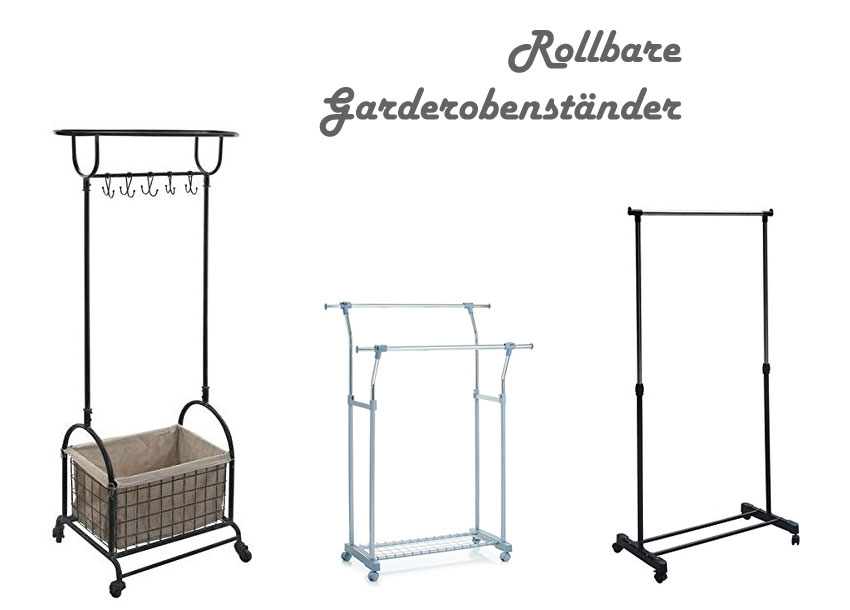 Garderobenständer rollbar