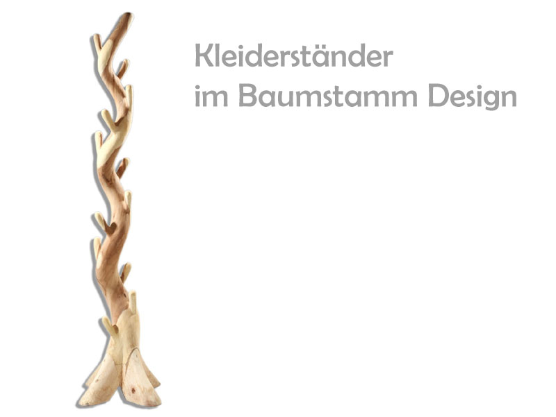 Kleiderständer Baumstamm