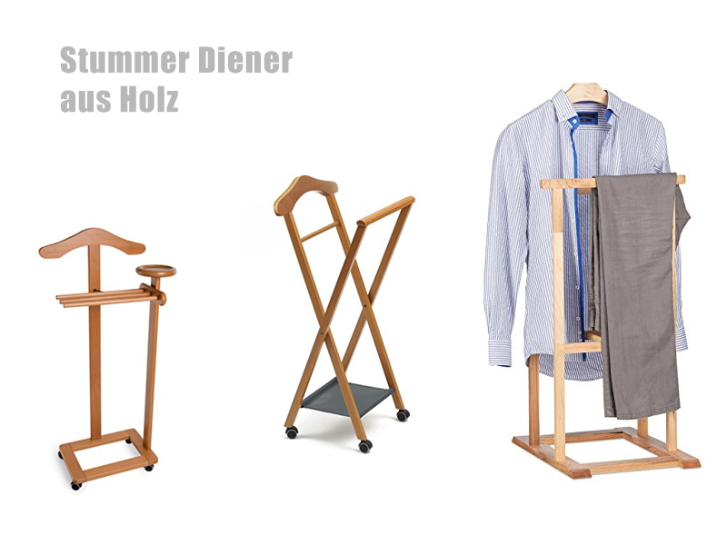 Stummer Diener aus Holz